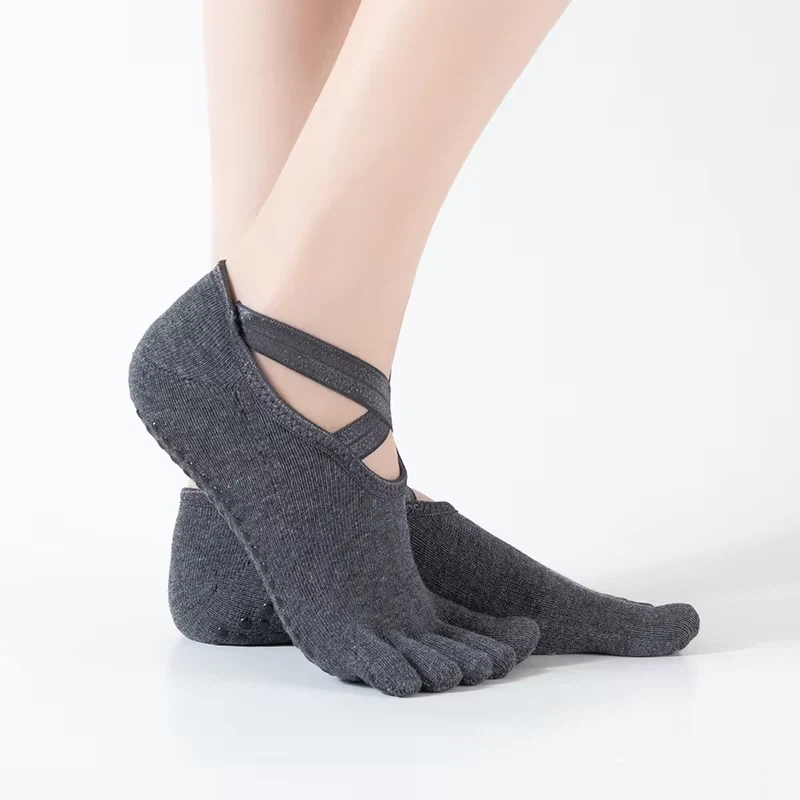 High Quality Grip Pilates Socks Cotton Solid Yoga Pilates Socks suppliers